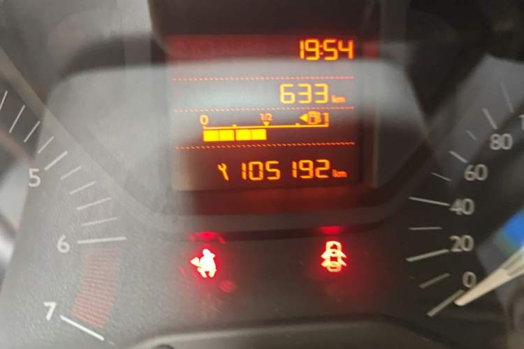 Used Citroen Elysee 2016 1.6L Manual Fashion Edition Odometer Close Up
