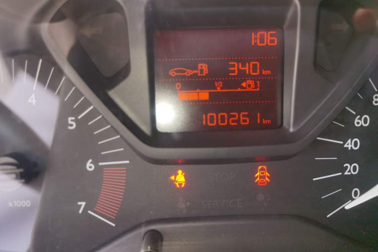 Used Citroen Elysee 2016 1.6L Manual Fashion Edition Odometer Close Up