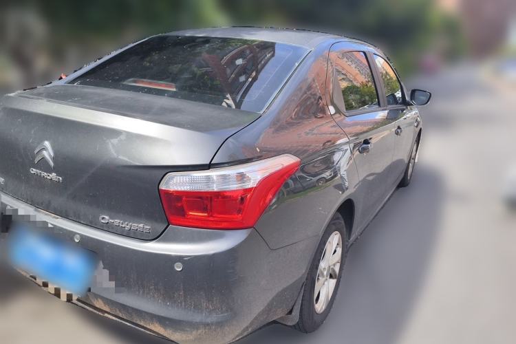 Used Citroen Elysee 2016 1.6L Automatic Fashion Model Rear Right 45 Deg