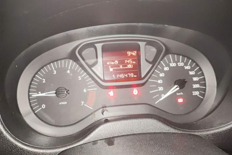 Used Citroen Elysee 2016 1.6L Manual Fashion Edition Odometer Close Up