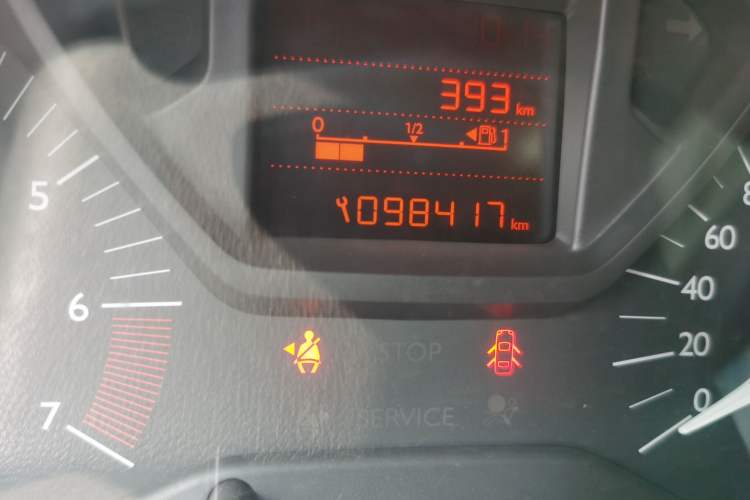 Used Citroen Elysee 2016 1.6L Manual Fashion Edition Odometer Close Up