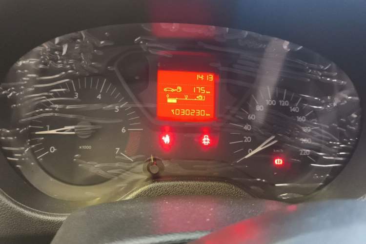Used Citroen Elysee 2016 1.6L Manual Fashion Edition Odometer Close Up