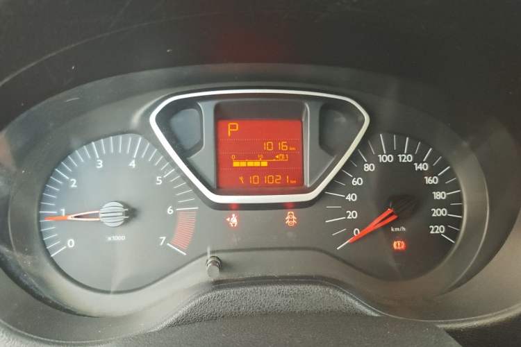 Used Citroen Elysee 2016 1.6L Automatic Comfort Model Odometer Close Up
