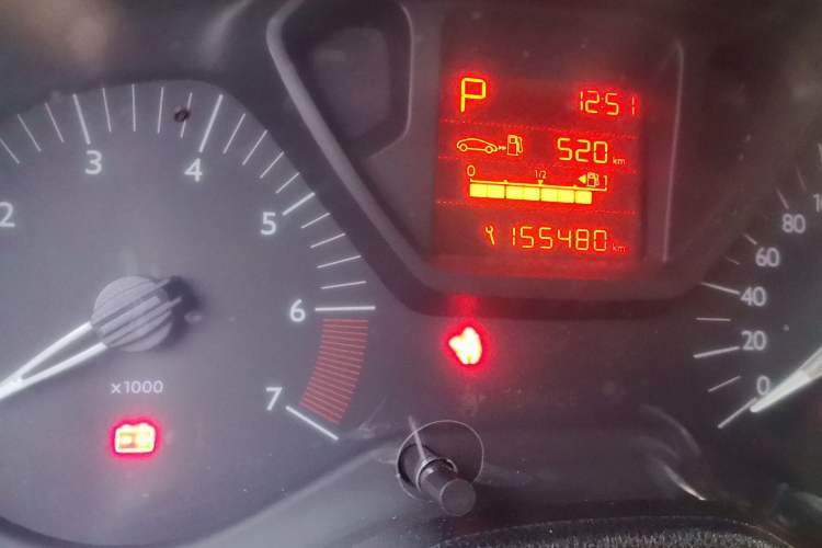 Used Citroen Elysee 2016 1.6L Automatic Fashion Model Odometer Close Up