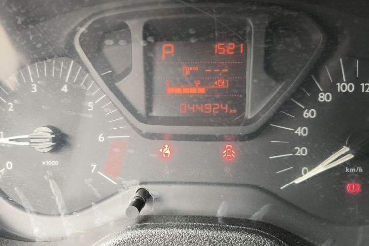 Used Citroen Elysee 2016 1.6L Automatic Comfort Model Odometer Close Up