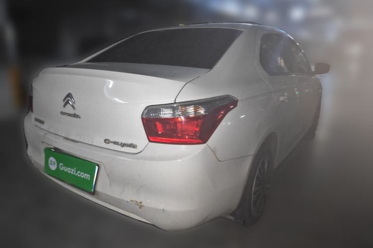 Used Citroen Elysee 2016 1.6L Manual Fashion Edition Rear Right 45 Deg