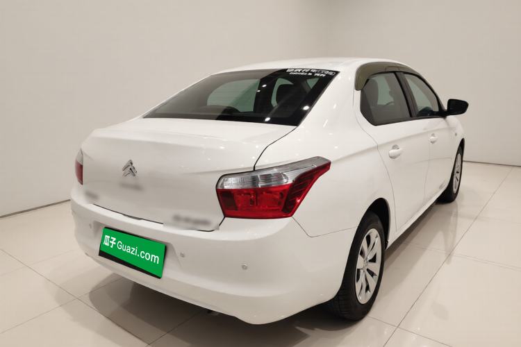 Used Citroen Elysee 2016 1.6L Manual Fashion Edition Rear Right 45 Deg