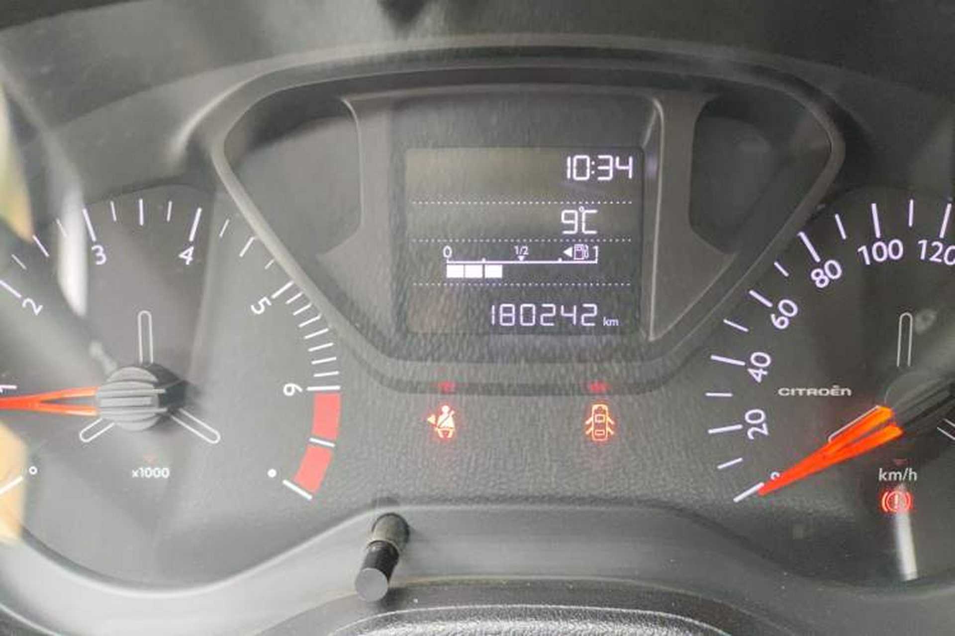 Used Citroen Elysee 2017 1.6L Manual Fashion Model Odometer Close Up