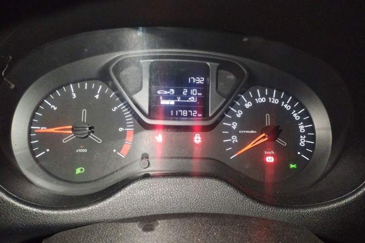 Used Citroen Elysee 2017 1.6L Manual Fashion Model Instrument Cluster