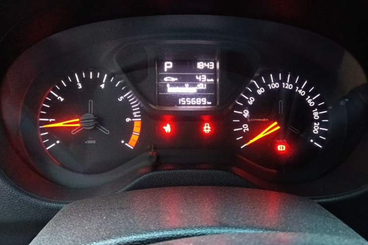 Used Citroen Elysee 2017 1.6L Automatic Fashion Model Instrument Cluster