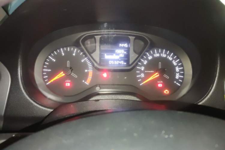 Used Citroen Elysee 2017 1.6L Manual Fashion Model Odometer Close Up