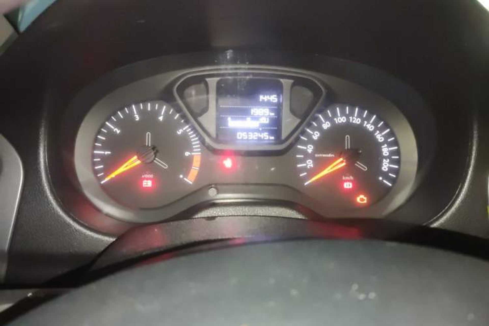 Used Citroen Elysee 2017 1.6L Manual Fashion Model Odometer Close Up