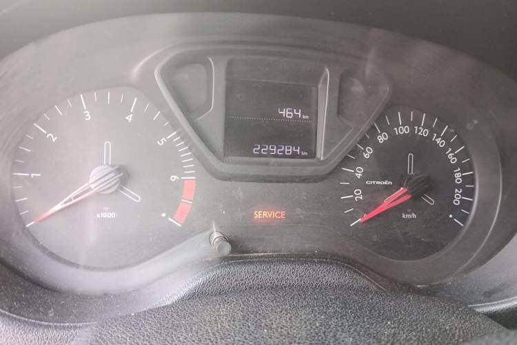 Used Citroen Elysee 2017 1.6L Manual Fashion Model Odometer Close Up