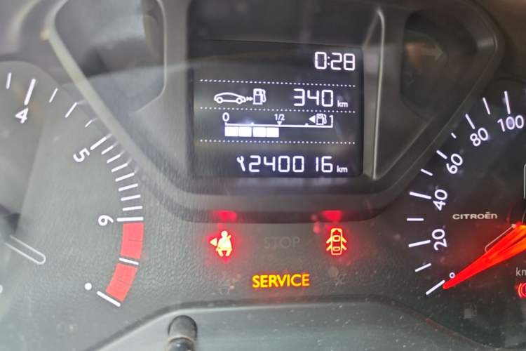 Used Citroen Elysee 2017 1.6L Manual Fashion Model Odometer Close Up
