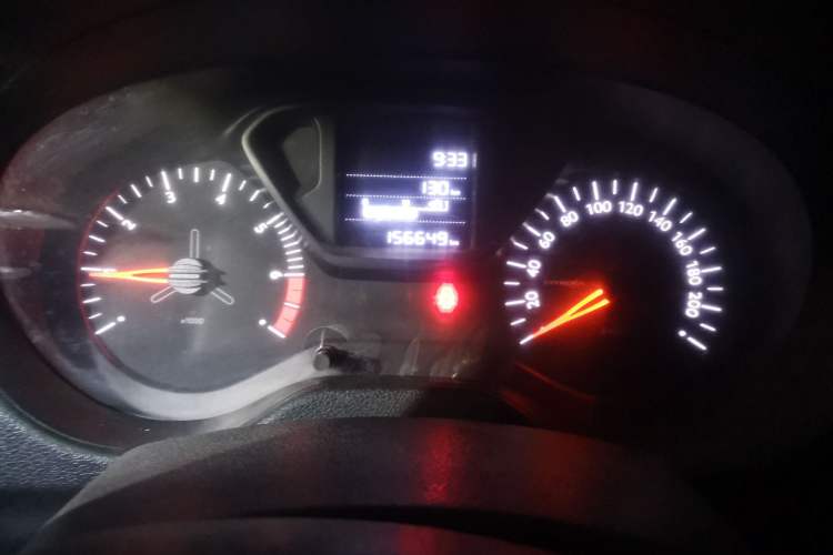 Used Citroen Elysee 2017 1.6L Manual Fashion Model Odometer Close Up