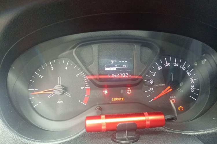 Used Citroen Elysee 2017 1.6L Manual Fashion Model Odometer Close Up