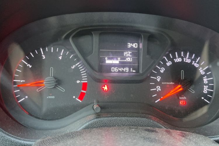 Used Citroen Elysee 2017 1.6L Manual Fashion Model Odometer Close Up