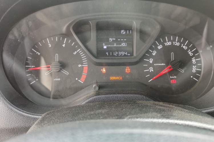 Used Citroen Elysee 2017 1.6L Manual Fashion Model Odometer Close Up