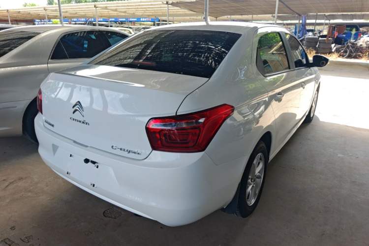 Used Citroen Elysee 2017 1.6L Automatic Fashion Model Rear Right 45 Deg