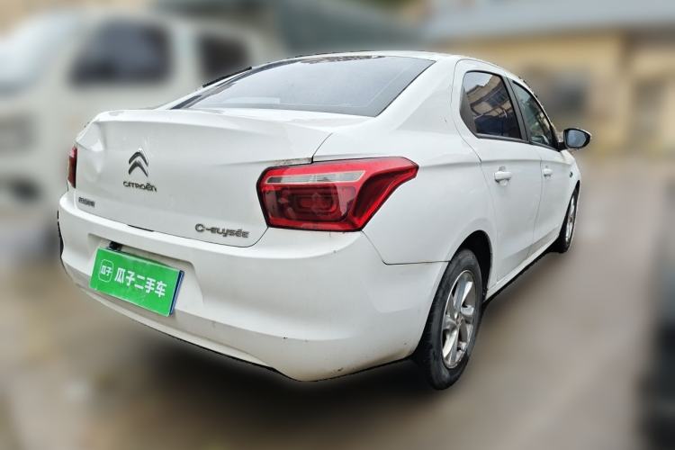 Used Citroen Elysee 2017 1.6L Automatic Fashion Model Rear Right 45 Deg