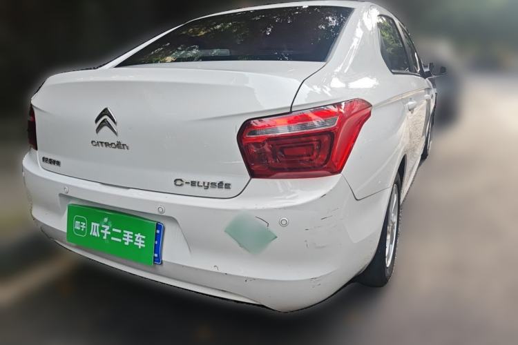 Used Citroen Elysee 2017 1.6L Manual Fashion Model Rear Right 45 Deg