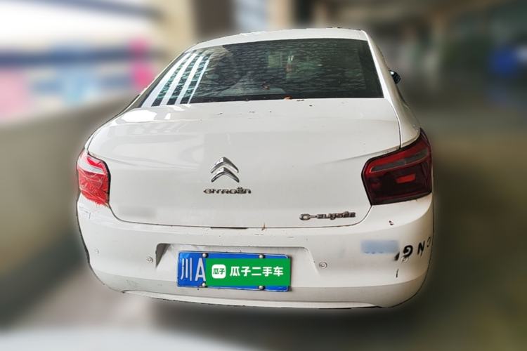 Used Citroen Elysee 2017 1.6L Manual Fashion Model Rear