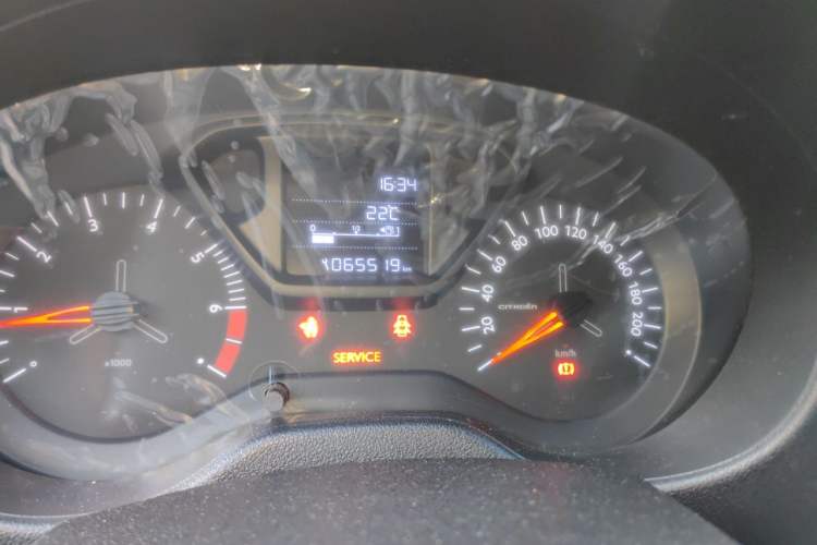 Used Citroen Elysee 2018 Revised Version 1.6L Manual Fashion Edition Odometer Close Up