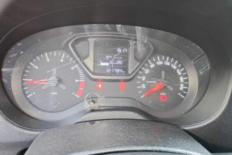 Used Citroen Elysee 2018 1.6L Manual Fashion Edition Odometer Close Up