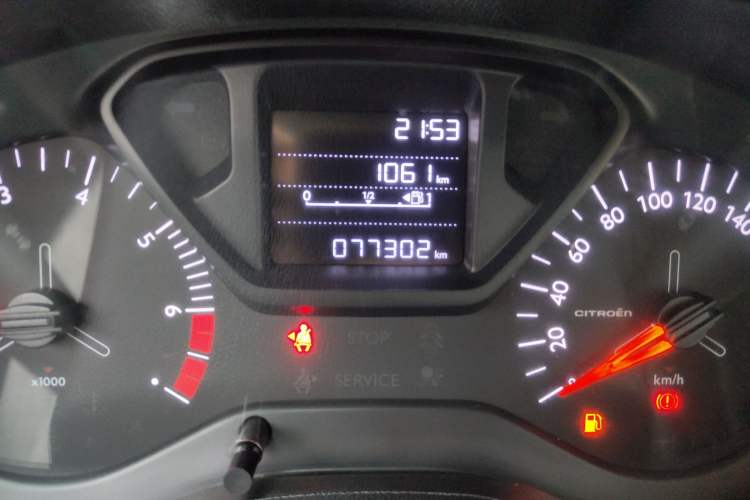 Used Citroen Elysee 2018 Revised Version 1.6L Manual Fashion Edition Odometer Close Up