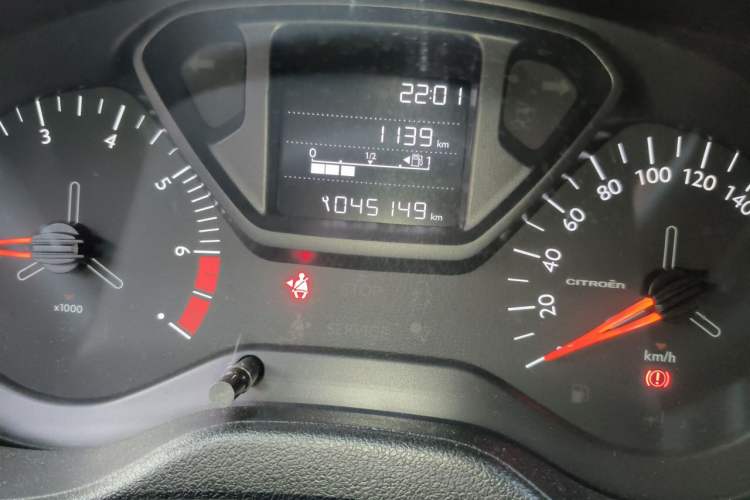 Used Citroen Elysee 2018 1.6L Manual Fashion Edition Odometer Close Up