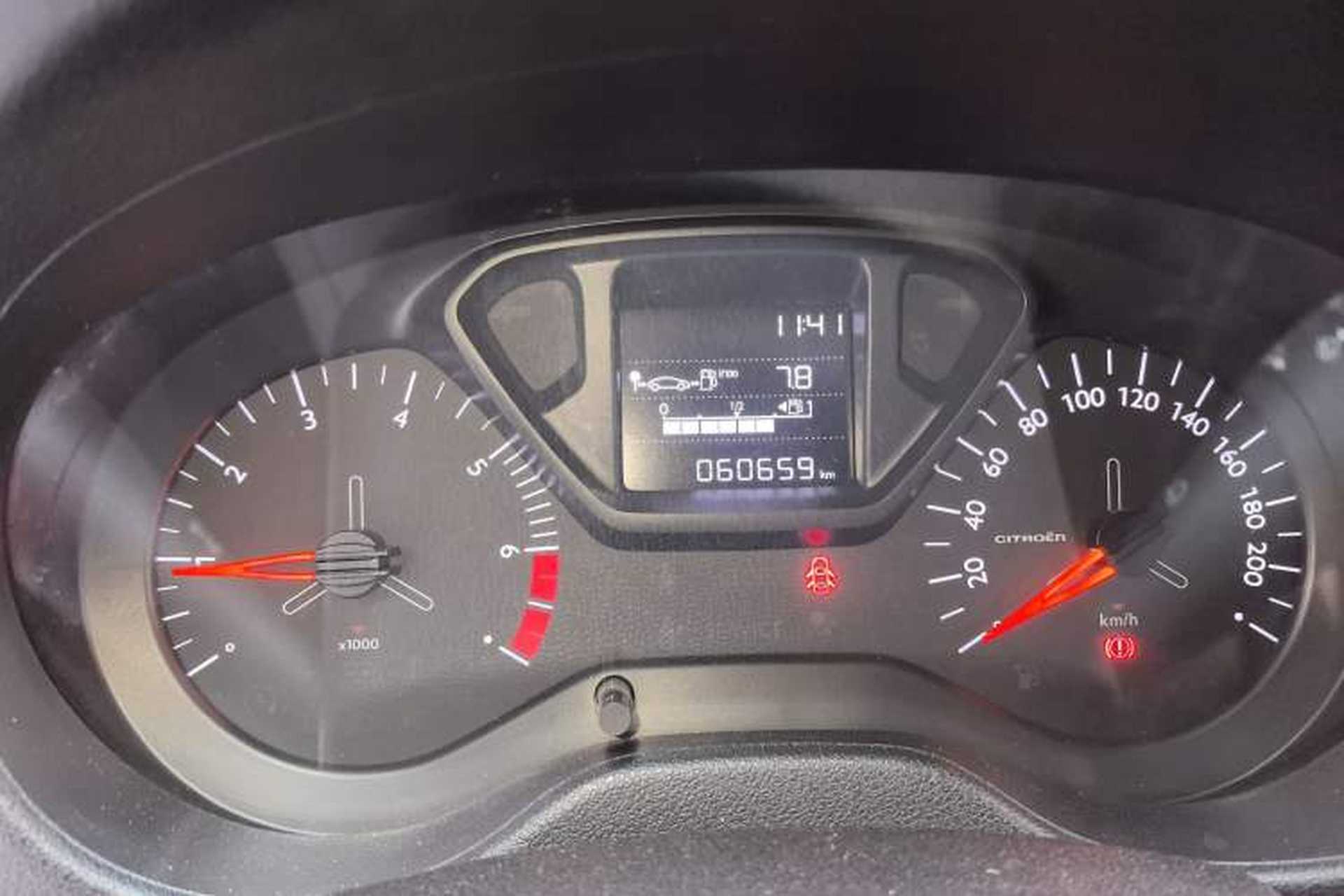 Used Citroen Elysee 2018 Revised Version 1.6L Manual Fashion Edition Odometer Close Up