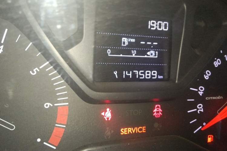Used Citroen Elysee 2018 1.6L Manual Fashion Edition Odometer Close Up