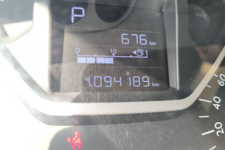 Used Citroen Elysee 2018 1.6L Automatic Comfort Model Odometer Close Up