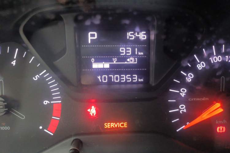 Used Citroen Elysee 2018 1.6L Automatic Fashion Model Odometer Close Up