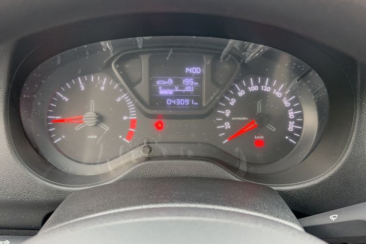 Used Citroen Elysee 2018 1.6L Manual Fashion Edition Odometer Close Up