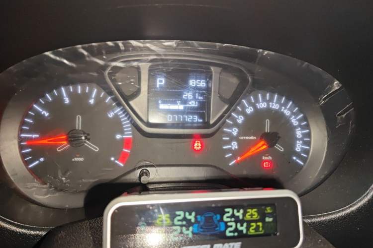 Used Citroen Elysee 2018 1.6L Automatic Fashion Model Odometer Close Up