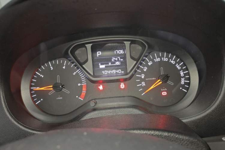 Used Citroen Elysee 2018 1.6L Automatic Fashion Model Odometer Close Up