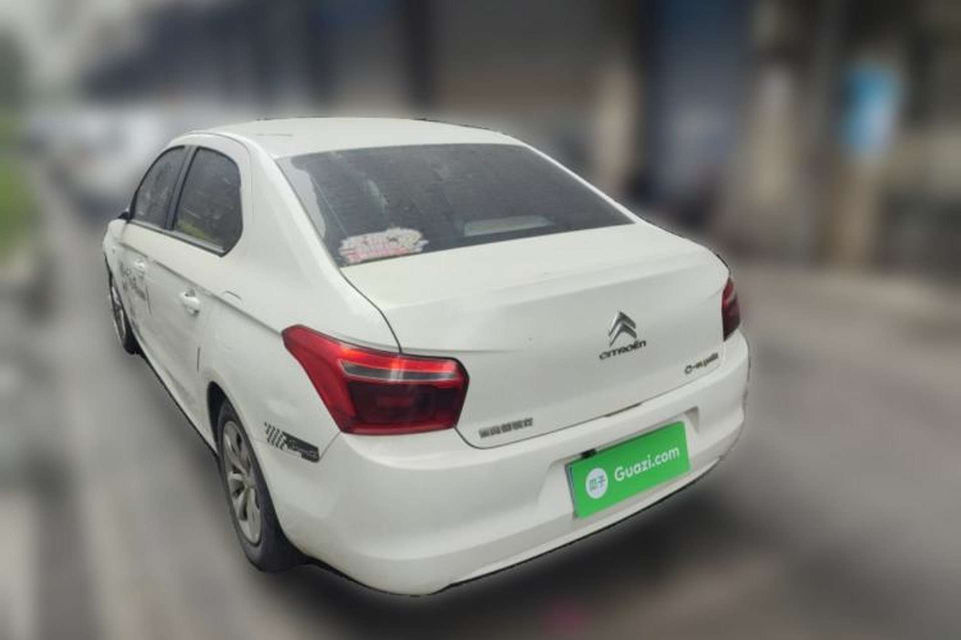 Used Citroen Elysee 2018 1.6L Manual Fashion Edition Rear Left 45 Deg