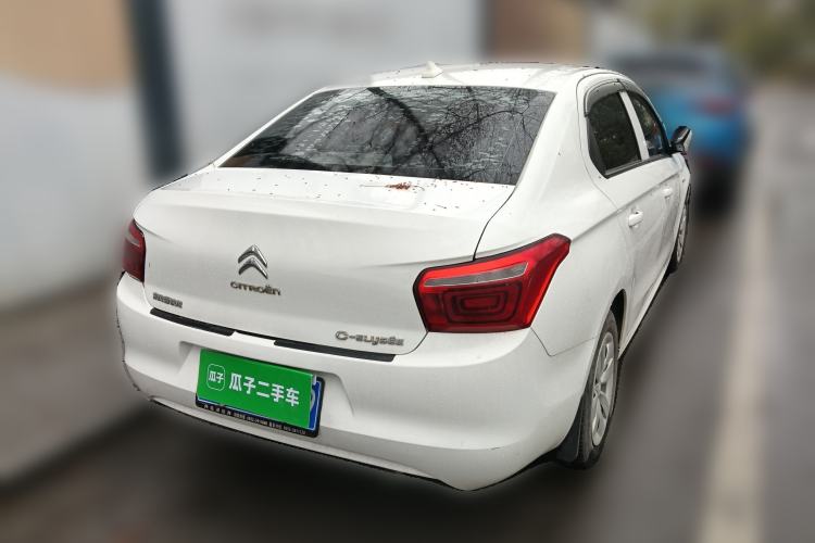 Used Citroen Elysee 2018 1.6L Manual Fashion Edition Rear Right 45 Deg