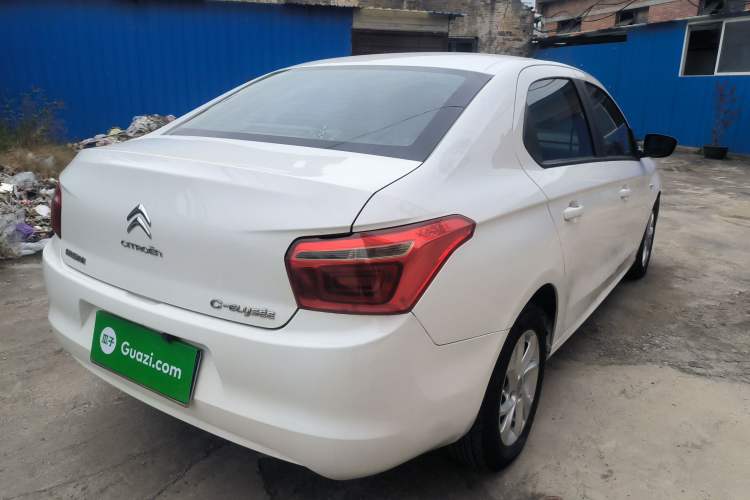 Used Citroen Elysee 2018 1.6L Automatic Fashion Model Rear Right 45 Deg