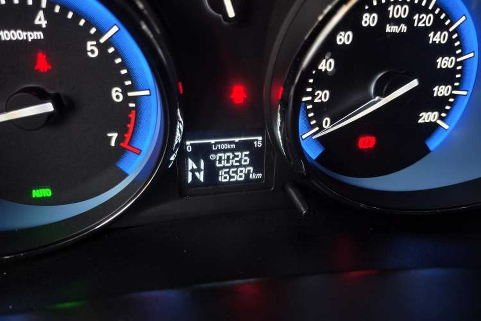 Used Cowin C3 2015 1.5L AMT Gold Diamond Edition Odometer Close Up