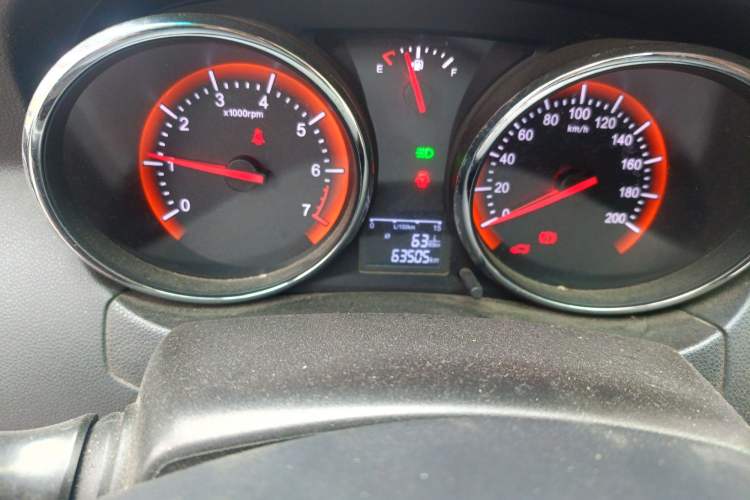 Used Cowin C3R 2015 1.5L Manual Gold Diamond Edition Odometer Close Up