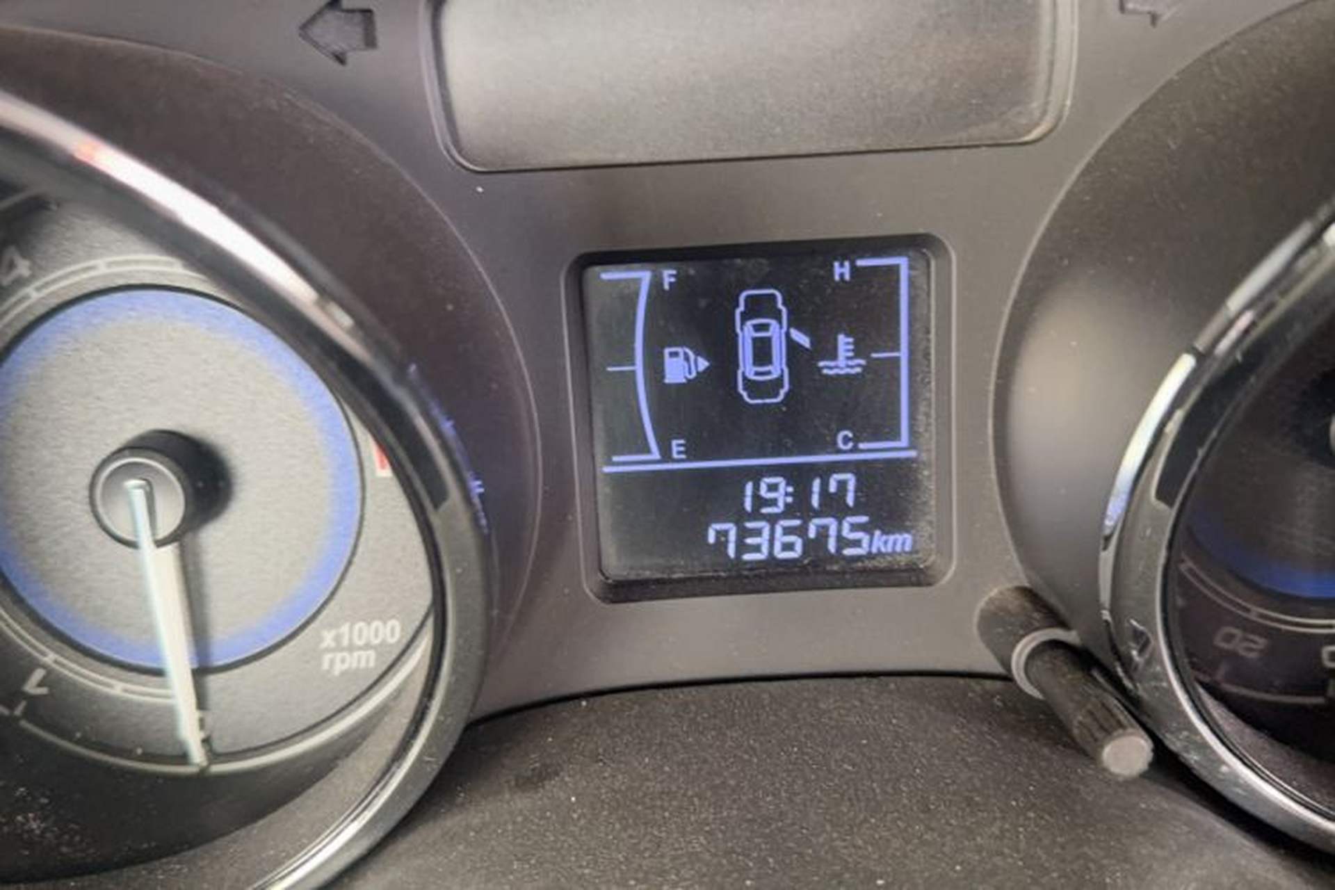 Used Cowin E3 2018 1.5L Manual Luxury Model Odometer Close Up