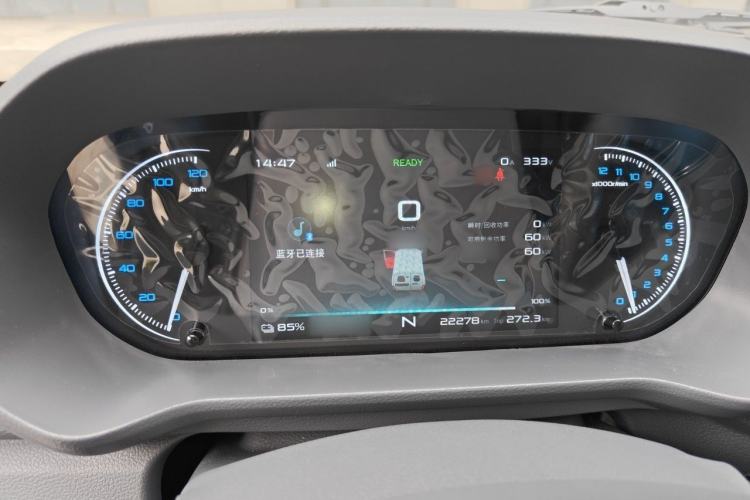 Used Cowin Kaiyi Jiangtun E5 2025 Model Economy Edition—36.8kWh 6-seater Instrument Cluster