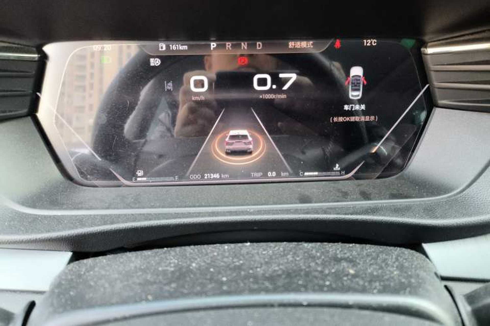 Used Cowin Kunlun 2023 Kunlun 500 Skyline Edition Odometer Close Up