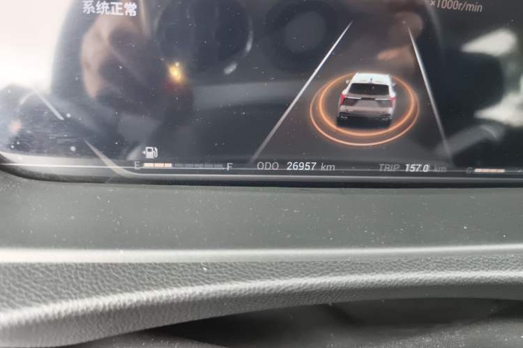 Used Cowin Kunlun 2023 Kunlun 300 Celestial Edition Odometer Close Up