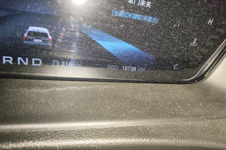 Used Cowin Kunlun 2023 Kunlun 300 Plateau Edition Odometer Close Up