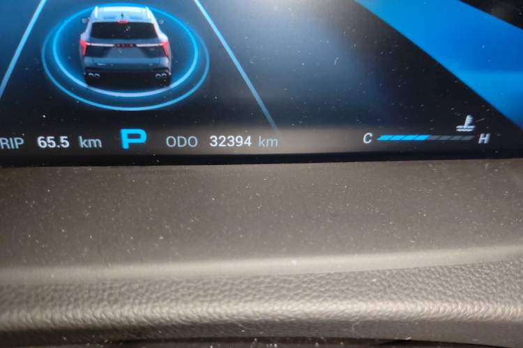 Used Cowin Kunlun 2023 Kunlun 500 Starry Edition Odometer Close Up