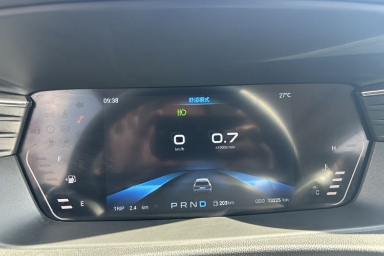 Used Cowin Kunlun 2023 Kunlun 300 Mountain Peak Edition Odometer Close Up
