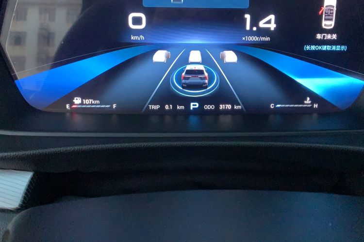 Used Cowin Kunlun 2023 Kunlun 500 Galaxy Edition Odometer Close Up